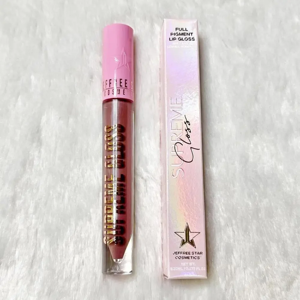 NIB Jeffree Star Supreme Full Pigment Lip Gloss Tea Bag Full Size 5.10ml